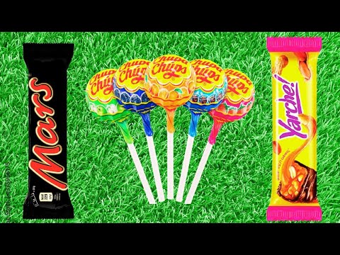 ASMR AND UNBOXING VIDEO MARS ,CHUPA CUPS, YARCHE #asmr #UNBOXING #MARS #babyfox #yarche