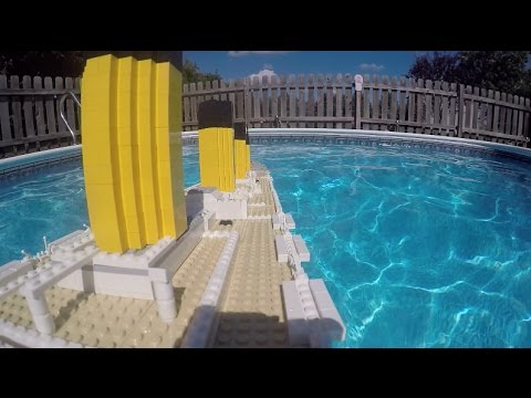 LEGO Titanic Sinking - Aft Cam [Vid 1 of 4]