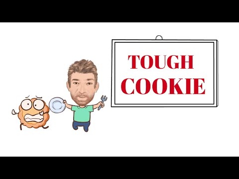 English Tutor Nick P Noun Phrase (319) Tough Cookie - Origin - Animated