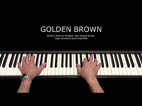 Golden Brown (The Stranglers) - Piano Cover - Sheet Music Available