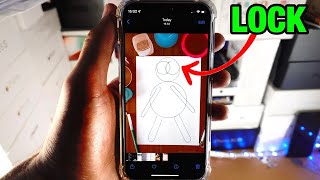 ANY iPhone How To Lock Screen for Tracing!