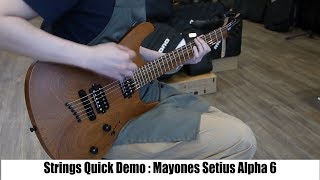 Video thumbnail for Strings Quick Demo : Mayones Setius Alpha 6 in produced track by Strings Shop