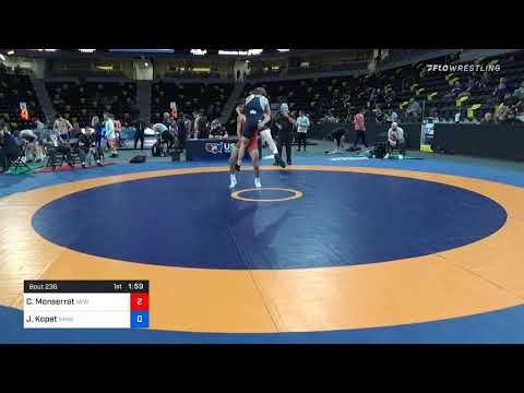 70 Kg Consolation - Christian Monserrat, New England Regional Training Center Vs Justin Kopet, Min