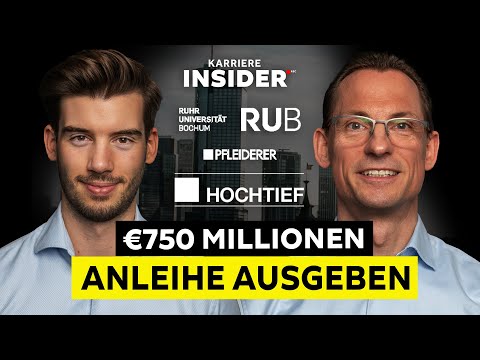 €750 Mio. Anleihen mit Investment Banken platzieren als Group Treasurer | Karriere Insider