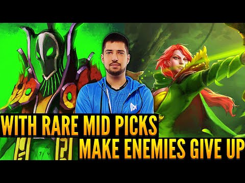 👉W33 Destroying Enemies With Rare Picked Heroes By Him For Mid In Last Weeks - Rubick And Windranger