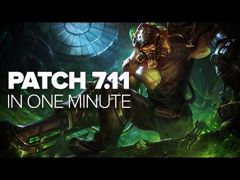 League of Legends Patch 7.11 in a Minute  - Rek'sai, Kindred, Malzahar & More