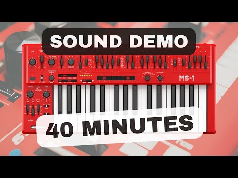 Behringer MS-1 – 40 Minutes Synth Exploration | Sound Demo