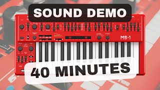 Video thumbnail for Behringer MS-1 ► Sound Demo [40 MINUTES] by Mr. Card