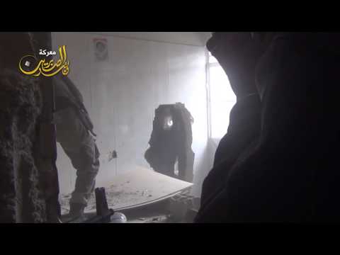 اشتباكات يخوضها لواء المقداد بن عمرو مع قوات النظام في مدينة داريا في ريف دمشق ضمن معركة "وبشر الصابرين"