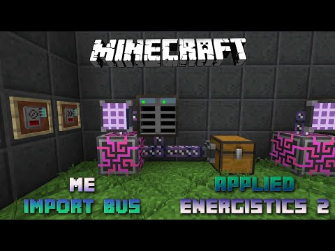 ME Import Bus 📀 Minecraft Applied Energistics Tutorial 📀 Deutsch / German 📀 #Minecraft