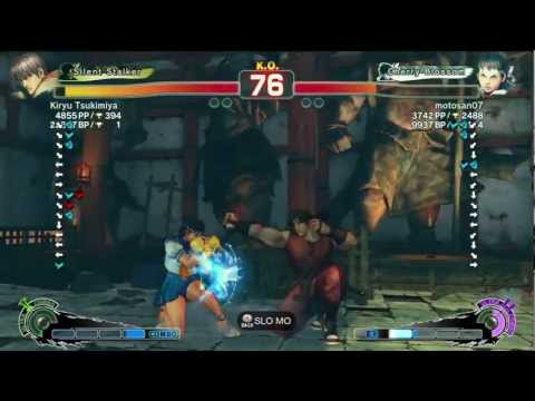 Kiryu Tsukimiya (Guy) vs. Motosan (Sakura) - SSFIV AE 2012 Match