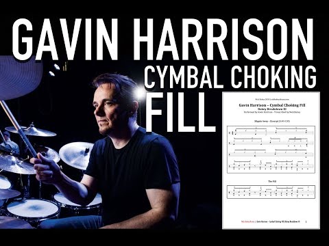 Gavin Harrison - Cymbal Choking Fill - The Bukey Breakdown Ep 3 - Advanced Drum Lesson