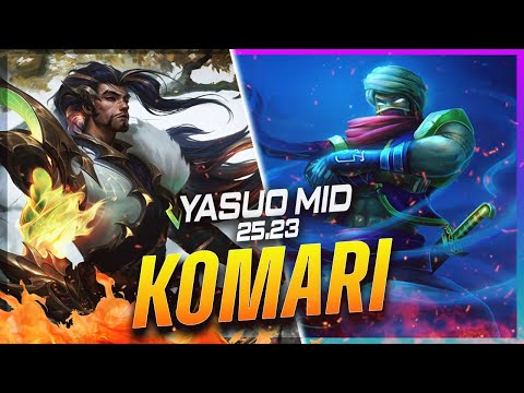 Komari - Yasuo vs Malzahar MID Patch 25.23 - Challenger Yasuo Gameplay