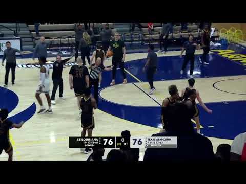 Boogie Anderson Game Winner | SE Louisiana vs Texas A&M CC Full Ending 02-18-23