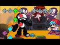 FNF Week 7 But Slow Motion Creepy Other FNF Characters Sing Too