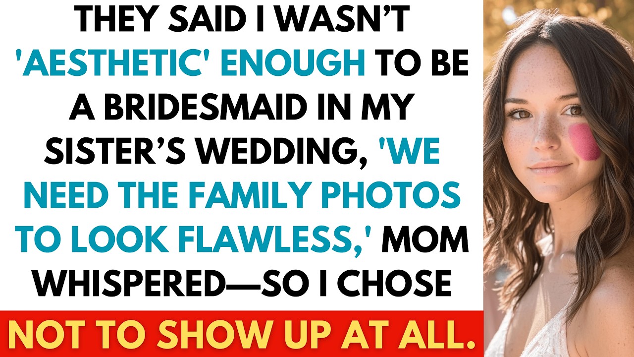 They Said I Wasn’t 'Aesthetic' Enough to Be a Bridesmaid in My Sister’s Wedding, So I Did This...