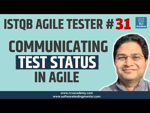 ISTQB Agile Tester 31 Communicating Test Status in Agile