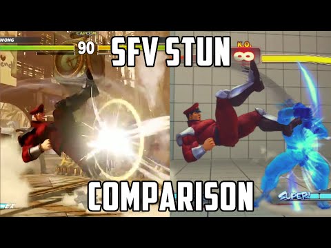 Street Fighter 5 Stun Comparison