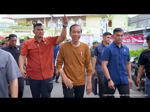 PRESIDEN JOKOWI NGABUBURIT DI JAMBI