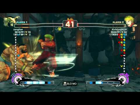 Zangitan (Zangief) vs KichijyojiKEN (Ken) - SSF4 Arcade Edition Xbox Live Ranked Match