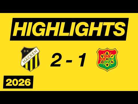 BK Bollklubben Häcken Göteborg 2-1 GAIS Götebor...