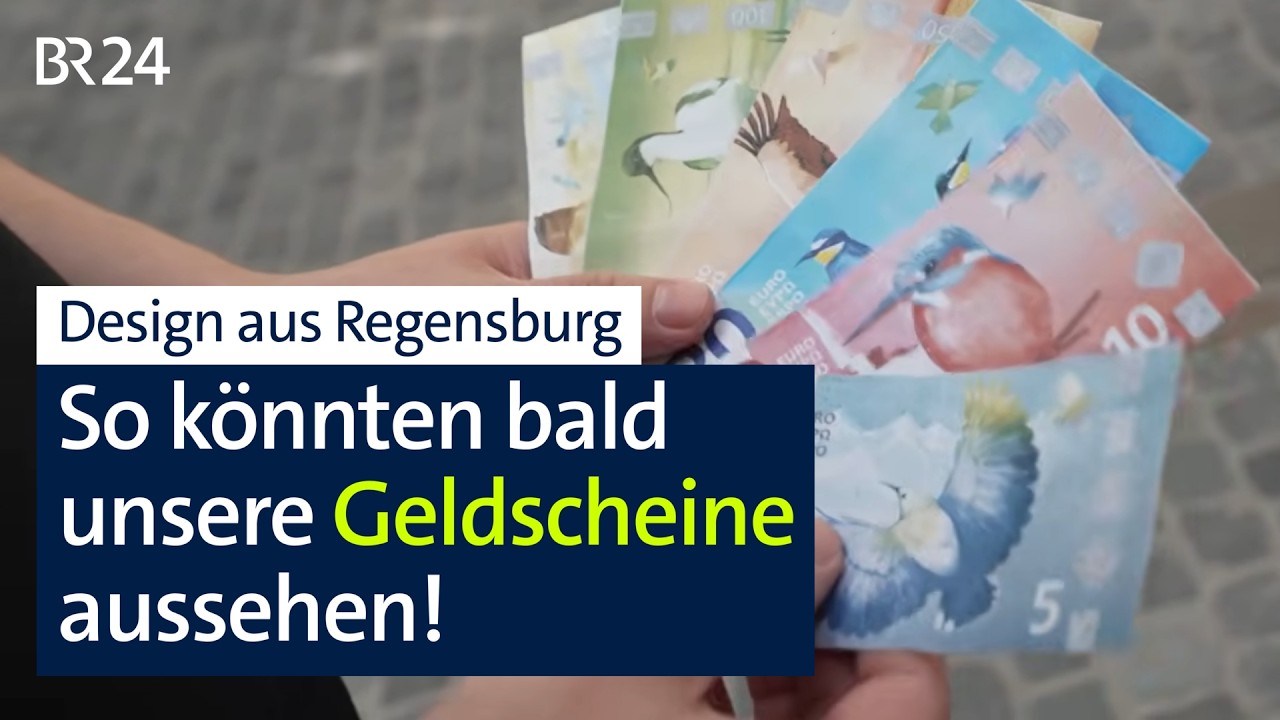 Neue Euroscheine bald mit Design aus Regensburg? | Abendschau | BR24