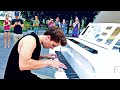 TIME - HANS ZIMMER STREET PIANO PERFORMANCE