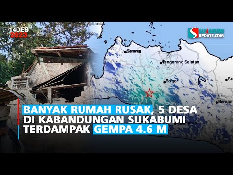 Banyak Rumah Rusak, 5 Desa di Kabandungan Sukabumi Terdampak Gempa 4.6 M