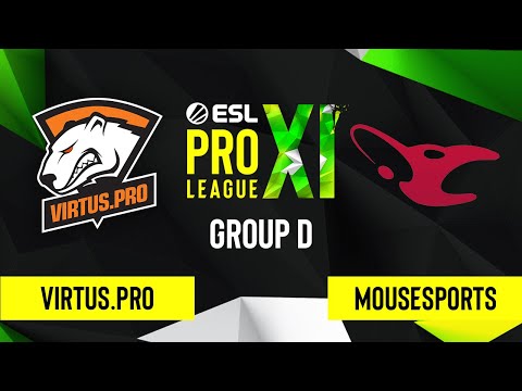 CS:GO - mousesports vs. Virtus.pro [Train] Map 2 - ESL Pro League Season 11 - Group D