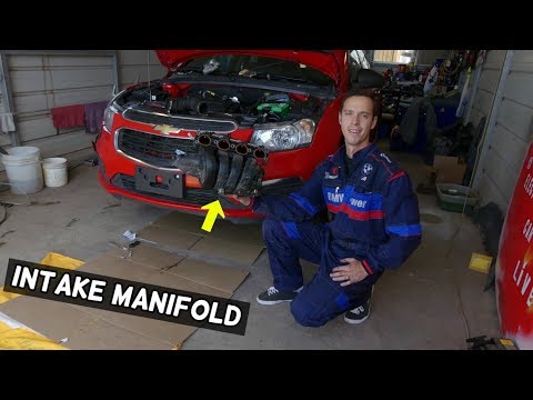 CHEVROLET CRUZE INTAKE MANIFOLD REMOVAL REPLACEMENT  CHEVY SONIC 1.8