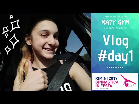 VLOG-DAY1 Ginnastica in Festa Rimini 2019 - 🤸MG🤙 Ginnastica Artistica