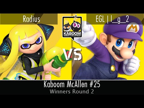 Radius (Inkling) vs EGL | l_g_2 (Mario) - WR2 - Kaboom McAllen #25