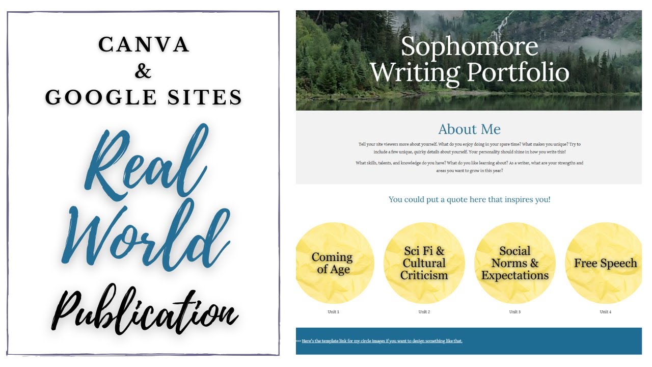 Create Digital Student Writing Portfolios in Google Sites
