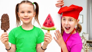Stephi Chooses Fruits Over Ice Cream | Healthy Kids Adventure