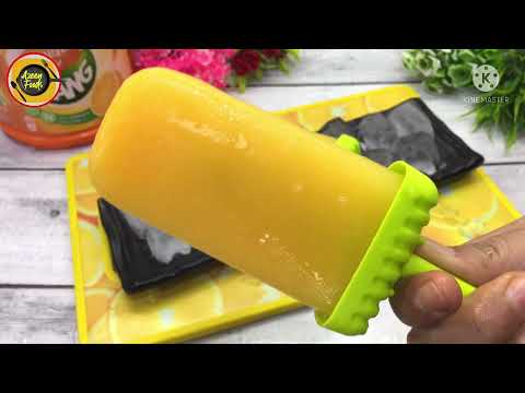 Orange Tang Popsicles | Summer Special Orange Ice Candy | Kids Special | Azeen Foods