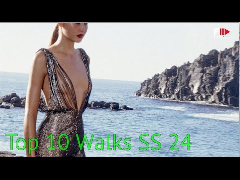 ANGELINA KENDALL Top 10 Walks SS 2024 - 4K