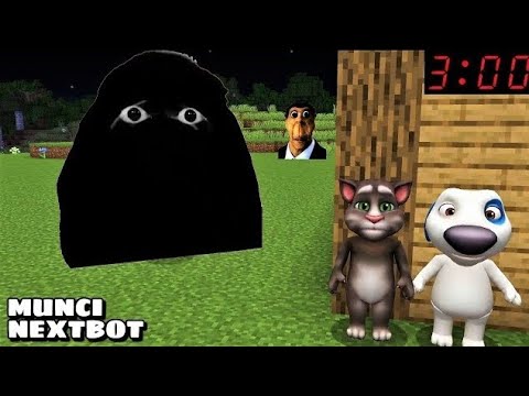 ANGRY MUNCI NEXTBOT IS CHASING😱US in Minecraft - Gameplay