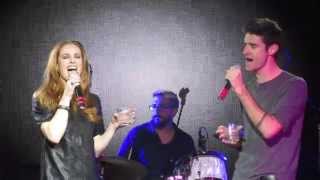 Teal Wicks and Drew Gehling singing Love On The Rocks (Broadway Sings Sara Bareilles) (11/2/15)