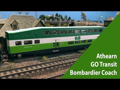 Athearn GO Transit Bombardier Coach - Product Review