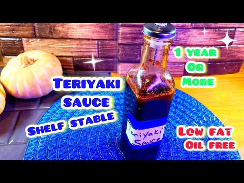 Vegan Teriyaki sauce | SHELF STABLE oil free