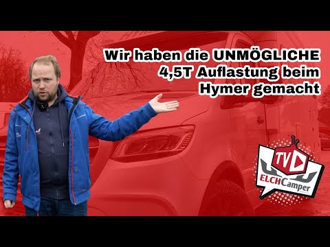 4,5T Auflastung beim Hymer I Sprinter 910 - ALKO SLC Chassis