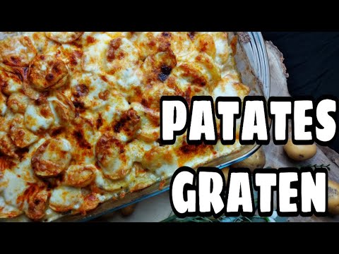 Patates Graten Nasıl Yapılır?(Fırında Kremalı  Özel Soslu Graten Tarifi Yapımı Yapılışı vlog 01)