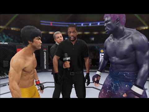 Bruce Lee DESTROYS Space Hulk? 😱 | UFC 4 Epic Fight | Unreal Knockout!