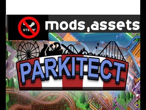 parkitect, showing the game , part 2 has the mods ;)