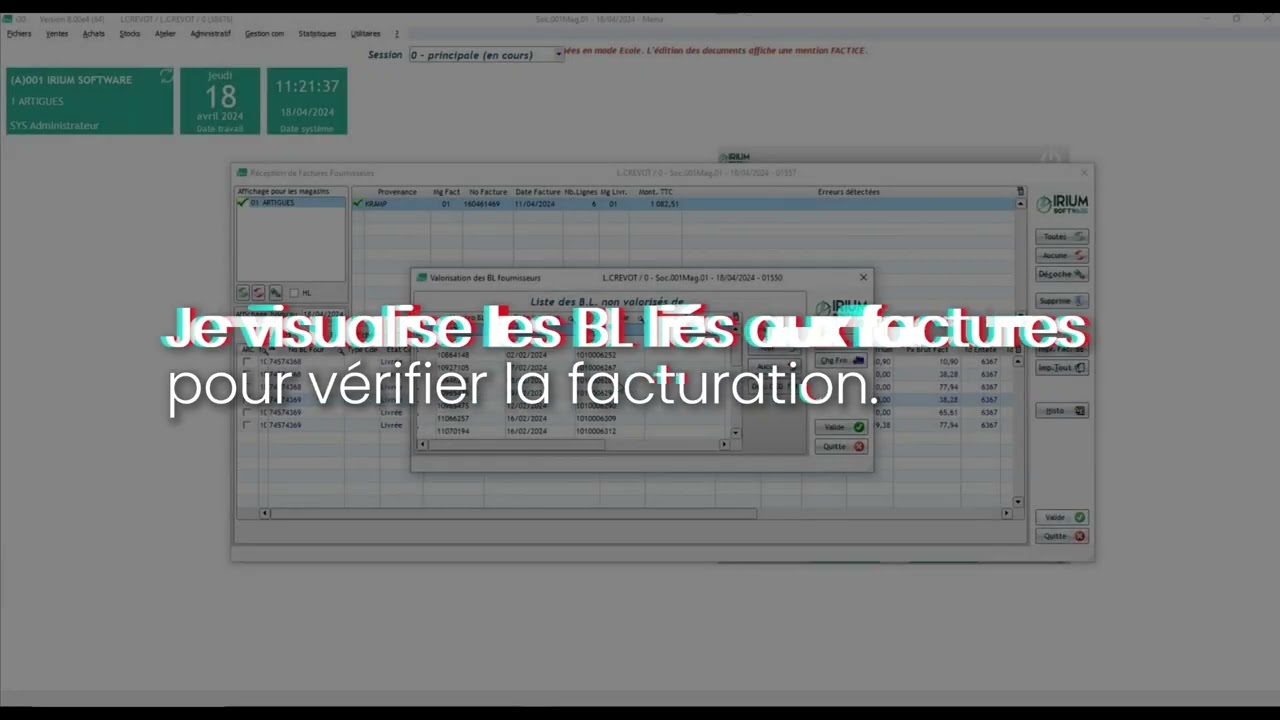 Tutoriel [iPRO] Interface KRAMP : intégration factures pièces