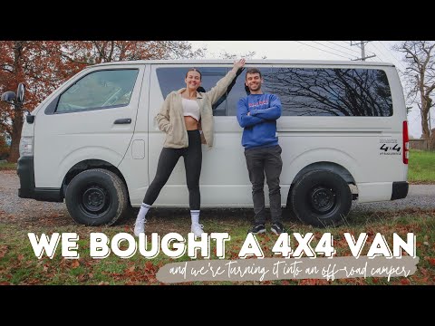 4X4 TOYOTA HIACE BUILD Ep. 1 | We bought a 4X4 van and we're turning it into an off road camper!