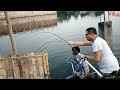 Big Rohu Fish Fishing By Zico Village Agriculture