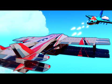 1v1 Dogfight with No Block Limit or Weapon Restrictions! [Trailmakers]