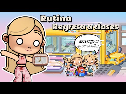 RUTINA REGRESO A CLASES 🏫 DE LA FAMILIA BARBIE EN AVATAR WORLD🥴😲 #avatarworld #barbie