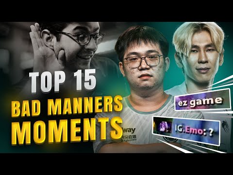 Top 15 Bad Manners Moments in Dota 2 History - The Best of Dota 2's All-Chat